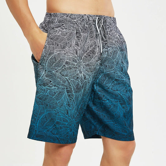 Quick-drying swim shorts with various prints - dealod