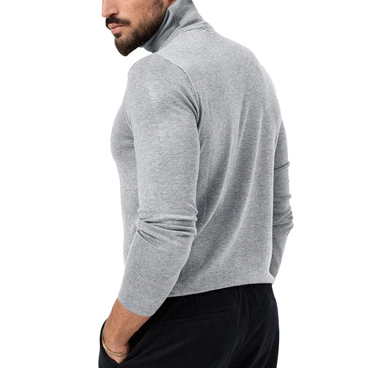 Turtleneck Knitted Cashmere Sweater