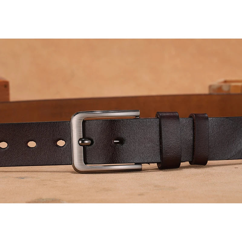 Men's belts plus size leather 110 120 130 140 150 160 170cm - dealod