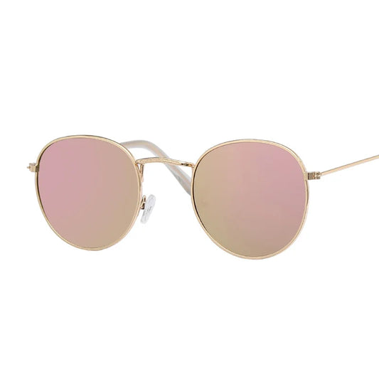 Round sunglasses with mirror