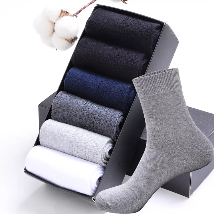 5 Pairs High Quality Cotton Casual Socks Plus Size US7-14