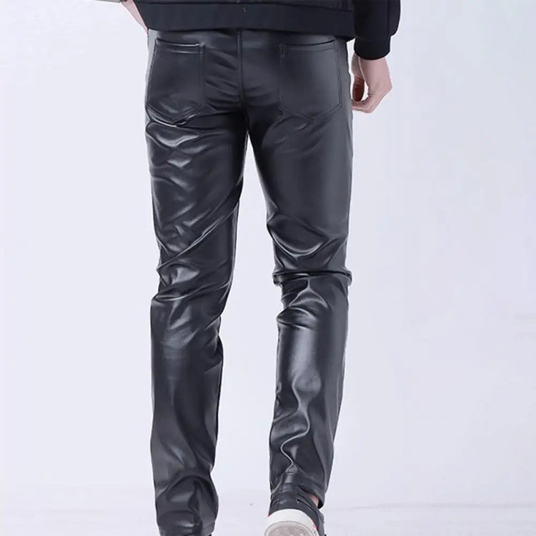 Faux Leather Pencil Pants