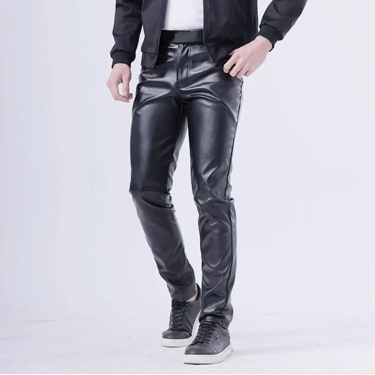 Faux Leather Pencil Pants