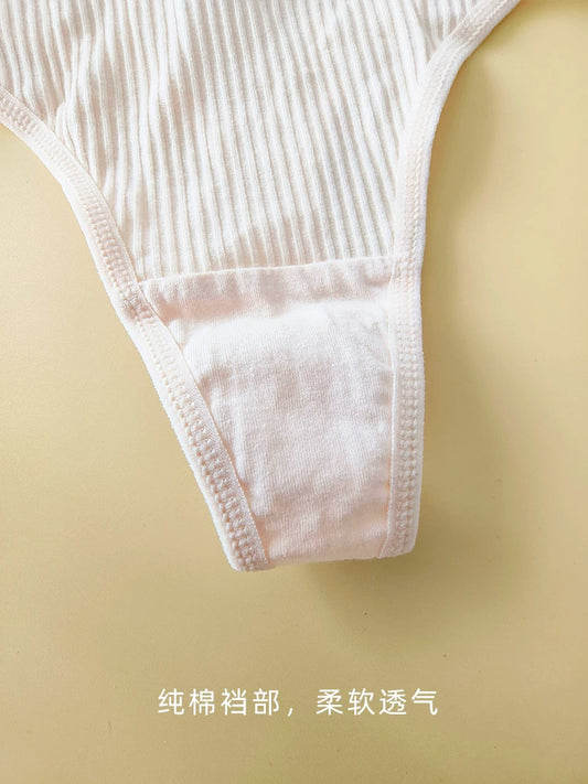 Pack of 3 cotton thongs