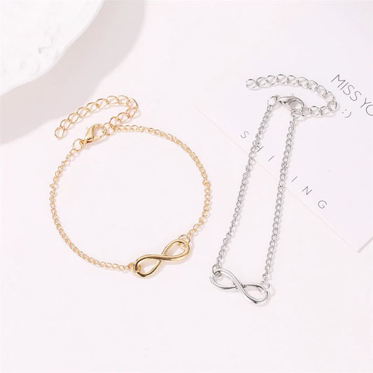 Alloy Infinity Bracelet