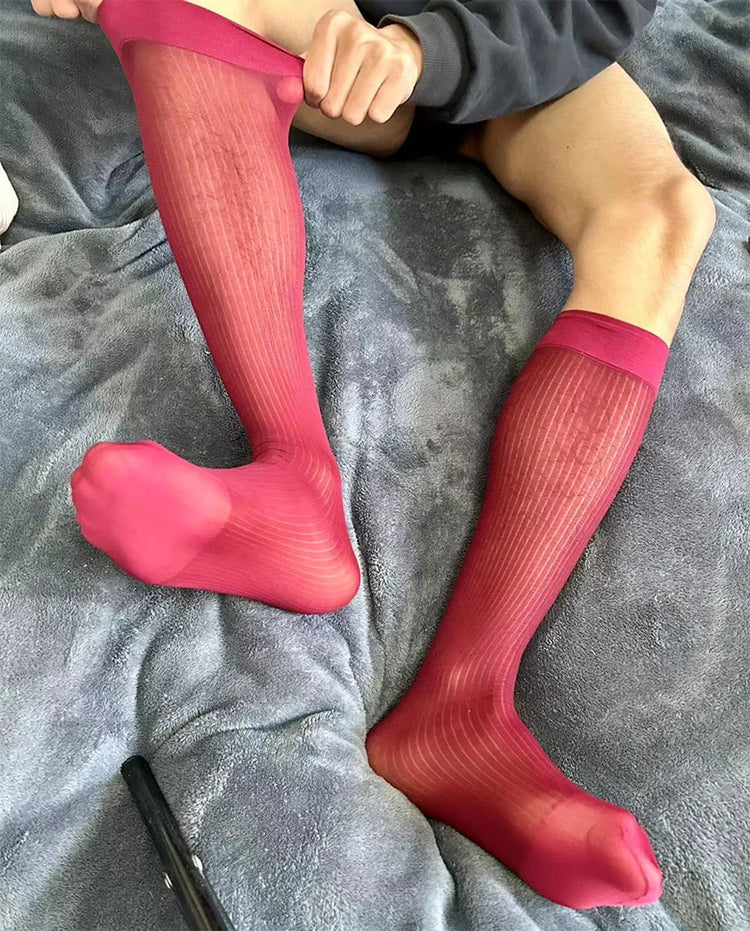 Dress Tube Socks Sheer Stockings - dealod