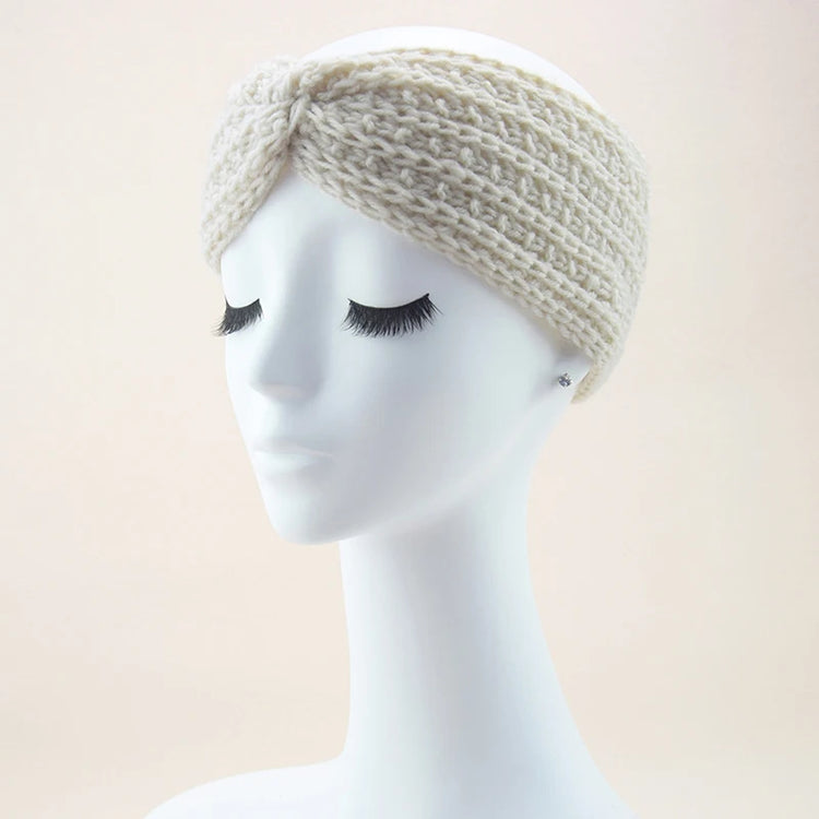 Winter Wide Ears Knitted Headband