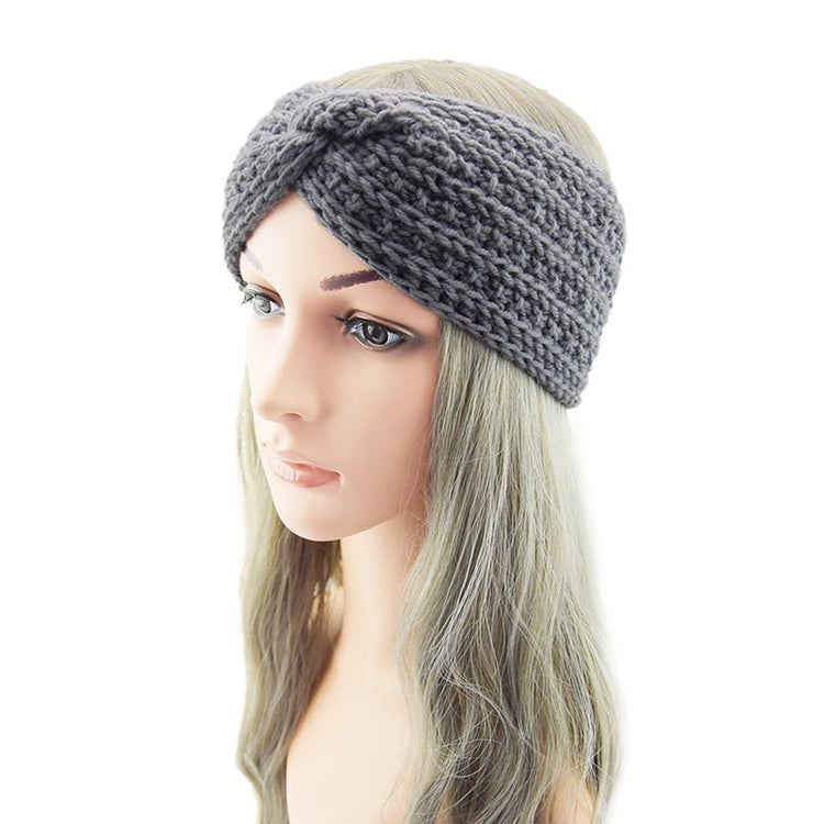 Winter Wide Ears Knitted Headband