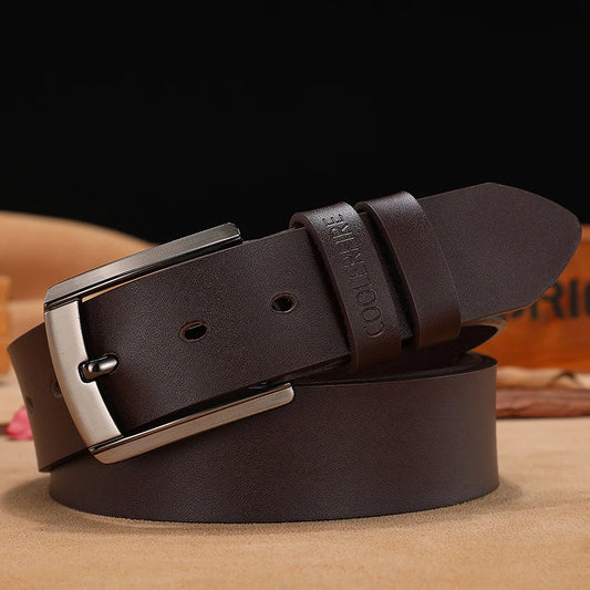 Fur leather belt