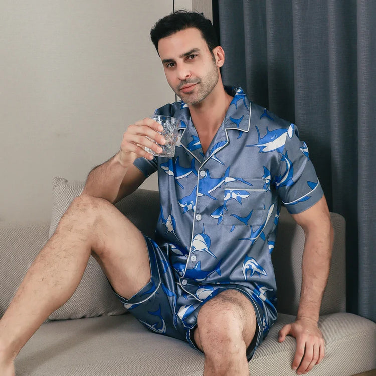 Men's short-sleeved pajamas