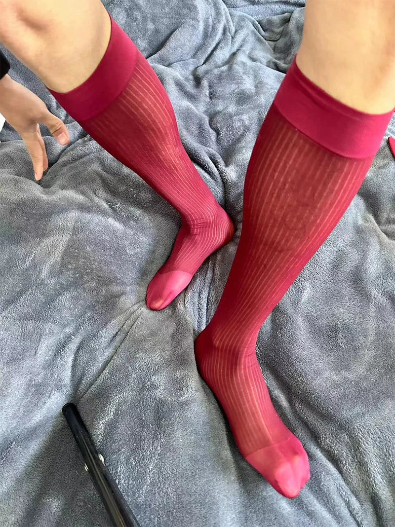 Dress Tube Socks Sheer Stockings - dealod