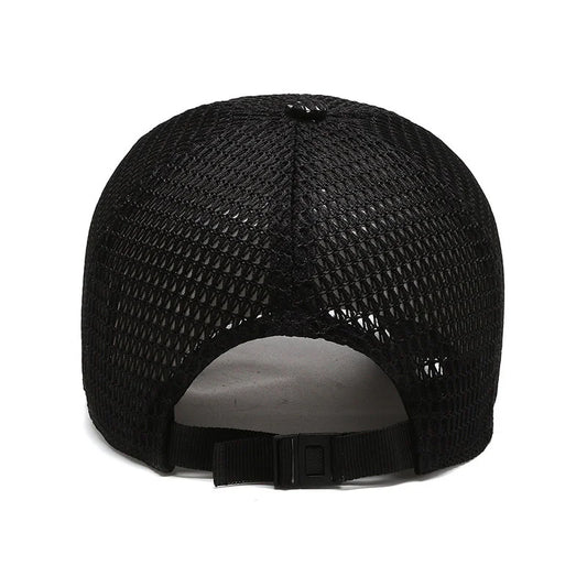 Breathable summer mesh baseball cap