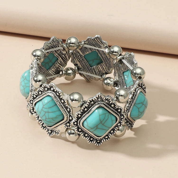 Cuff bracelets with stone