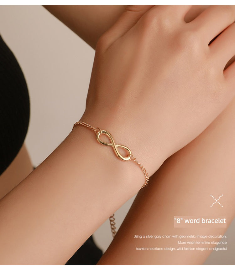 Alloy Infinity Bracelet