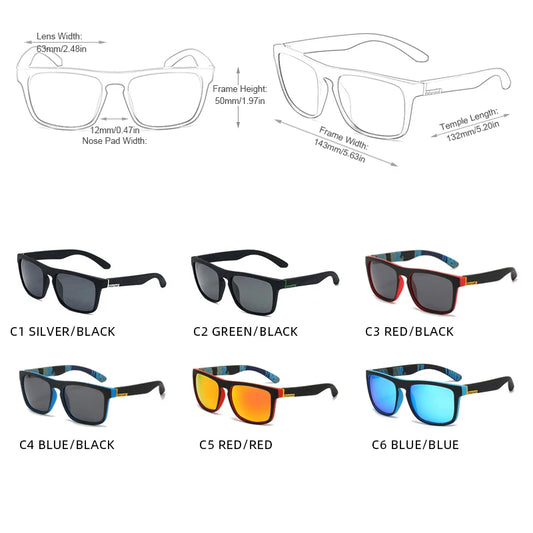 Polarized sunglasses 6 colors