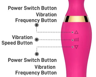 AV Shocking Vibrator for Womens with Dual Head Design for Intense Pleasure and Sensual Massage Female Vibrator