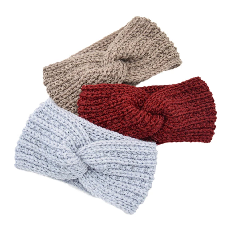 Winter Wide Ears Knitted Headband