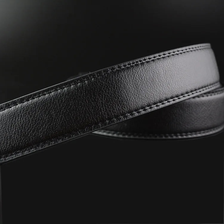 Black Belts with Leather Automatic Buckle - dealod