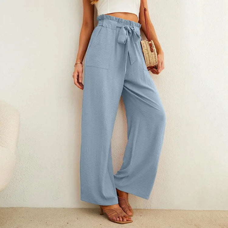 High Waist Wide Leg Pants