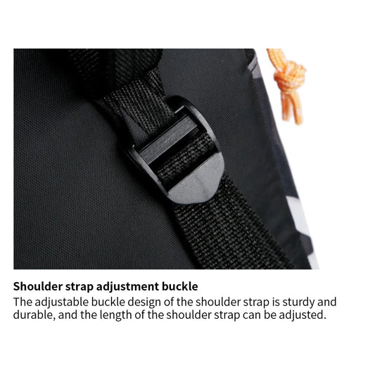 10L fabric zipper backpack - dealod