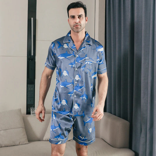 Men's short-sleeved pajamas