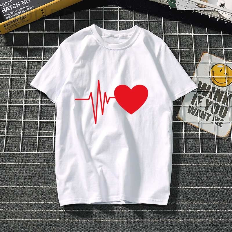 T-shirt Harajuku love - dealod