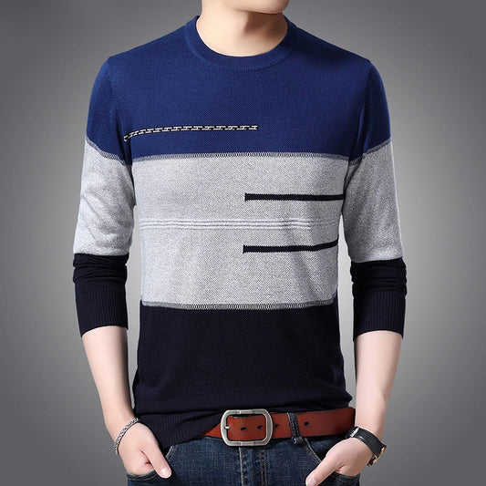 Jersey Striped Sweaters - dealod