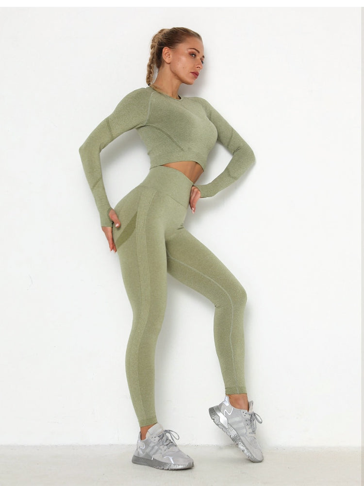 Leggings and Sports Bra Suits - dealod