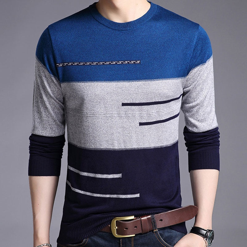 Jersey Striped Sweaters - dealod