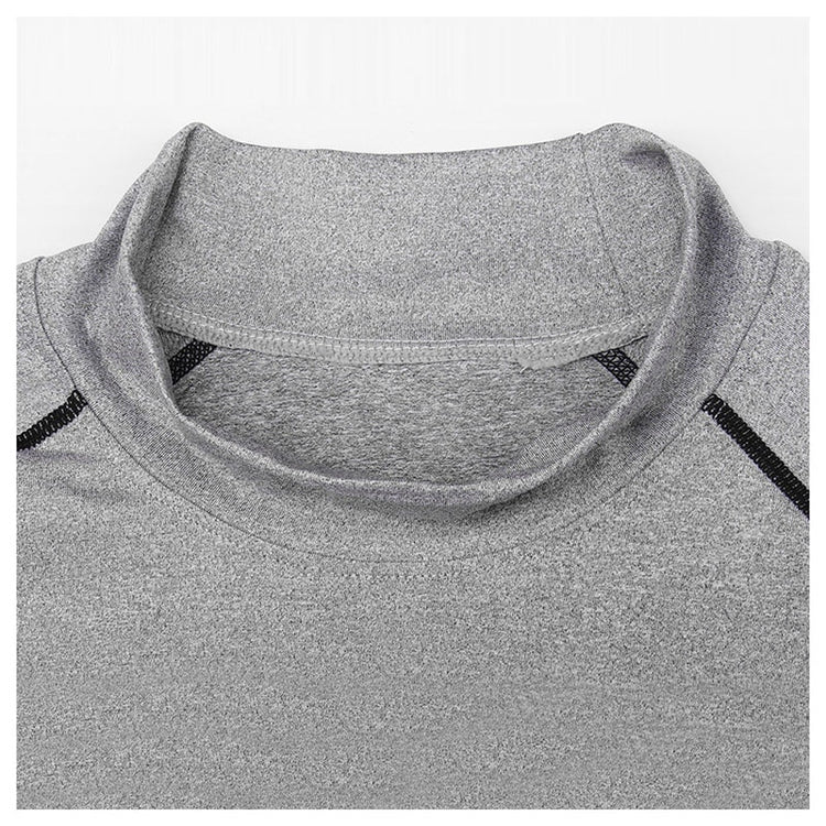 High Collar Camiseta Termica Sport - dealod