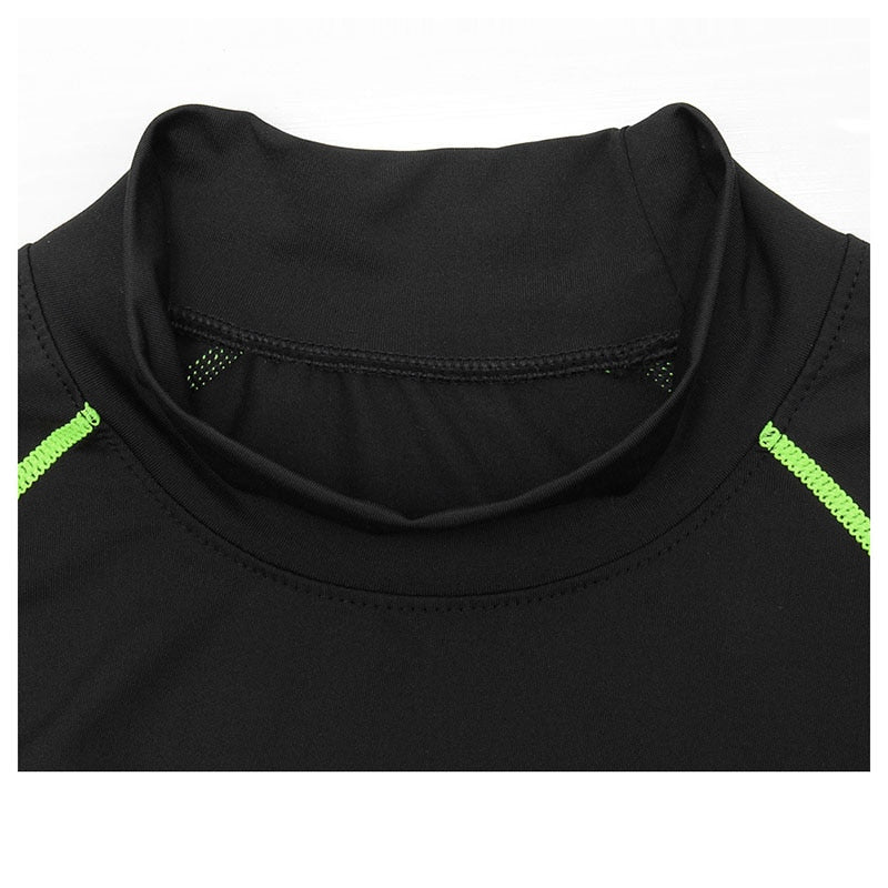 High Collar Camiseta Termica Sport - dealod