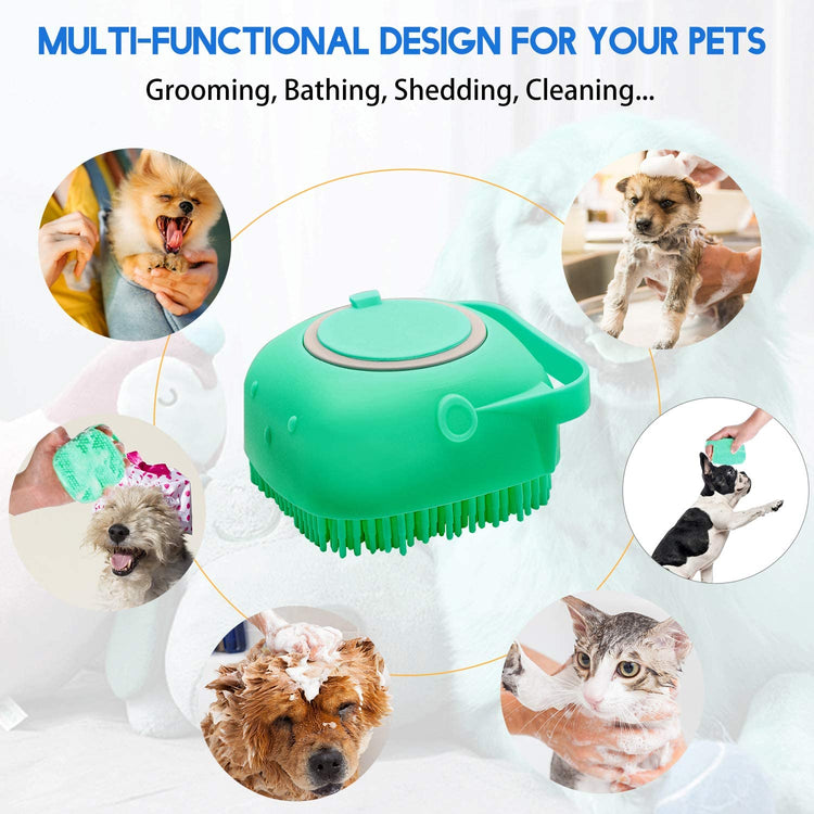 Shampoo Massager Shower Brush For Bathing your Pet - dealod