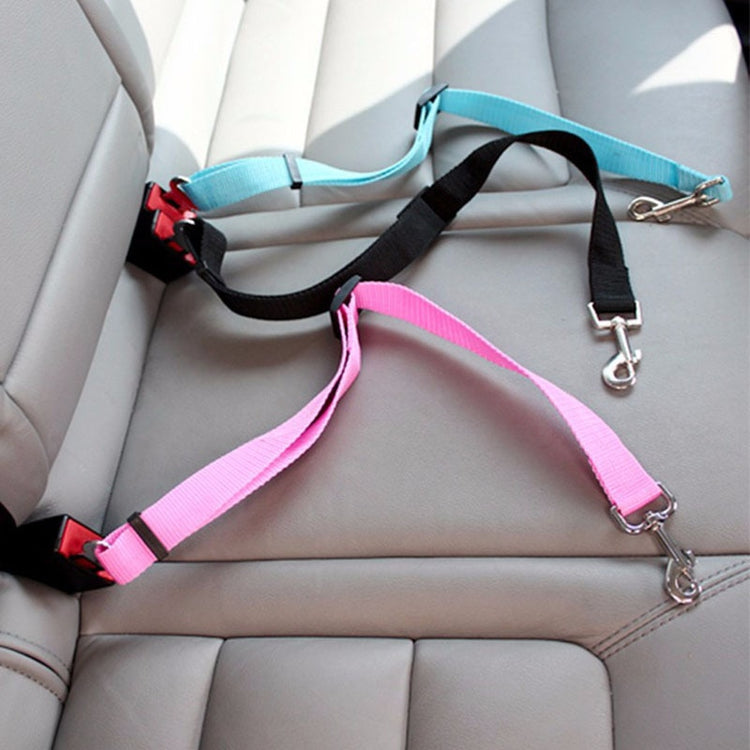 Adjustable Pet Cat Dog Car Seat Belt Pet Seat Vehicle Dog Harness Lead Clip Safety Lever Traction Dog Collars Dogs Accessoires - dealod