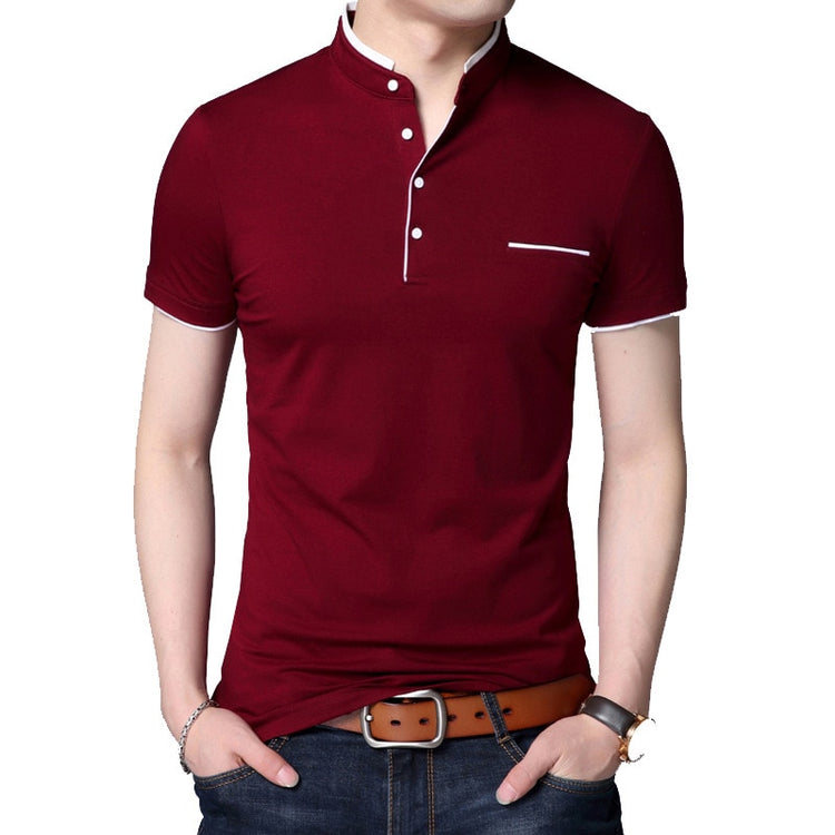 T-shirt Men Cotton Tops Tees Plus Size 5XL - dealod
