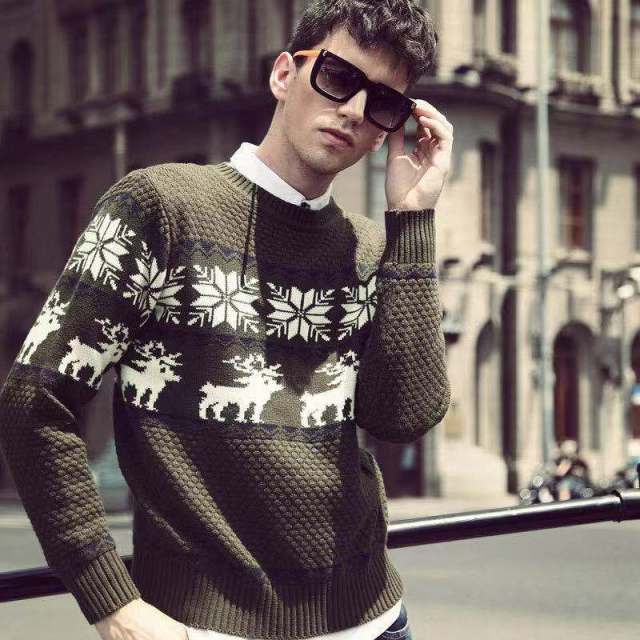 Casual Vintage-Style Turtleneck Warm Wool Sweater - dealod